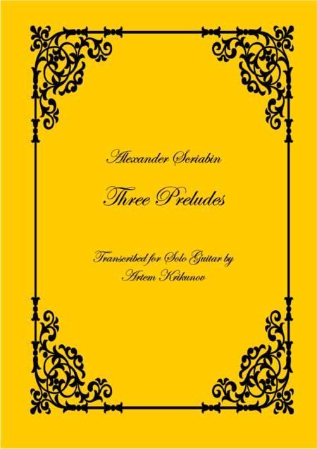 Three Preludes Sheet Music