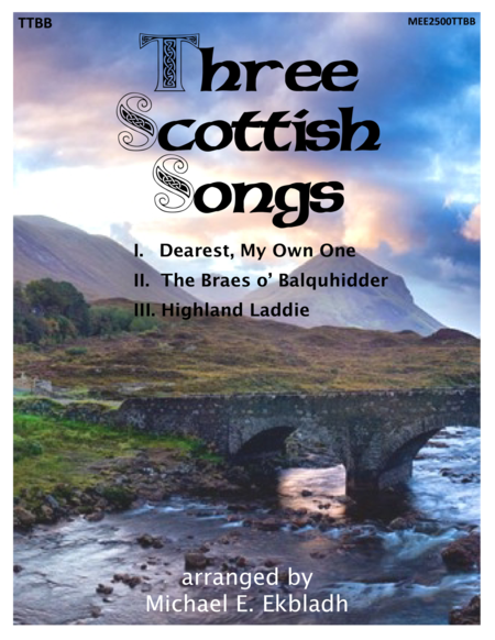 Three Scottish Songs Ttbb0 Sheet Music