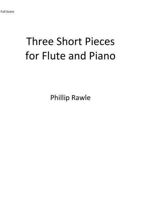 Free Sheet Music Three Short Pieces