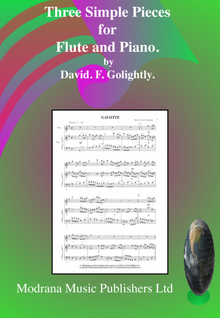 Three Simple Pieces For Flute And Piano Sheet Music