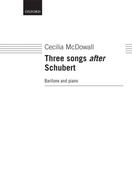 Three Songs After Schubert Sheet Music