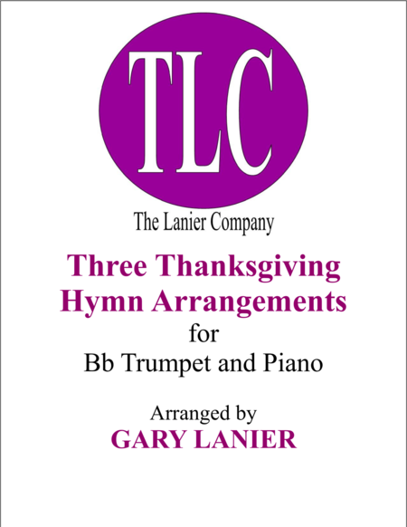 Free Sheet Music Three Thanksgiving Arrangements Duets For Bb Trumpet Piano