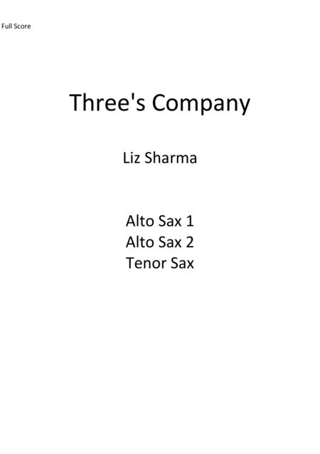 Free Sheet Music Threes Company