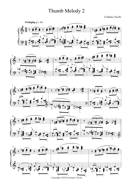 Thumb Melody 2 Sheet Music