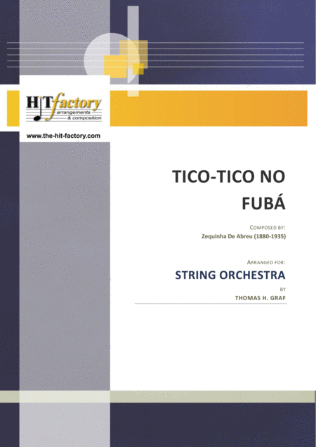 Free Sheet Music Tico Tico No Fub Choro String Orchestra