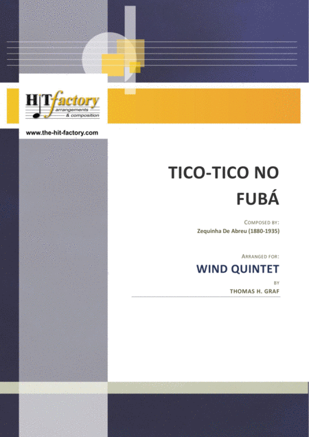 Tico Tico No Fub Choro Wind Quintet Sheet Music