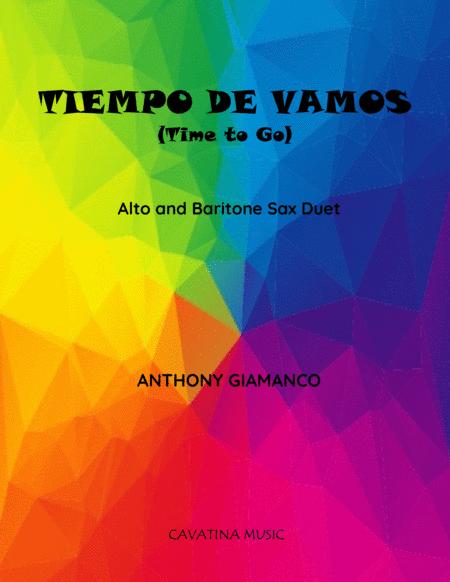 Tiempo De Vamos Alto And Baritone Sax Duet Sheet Music