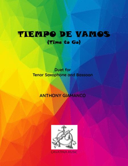 Free Sheet Music Tiempo De Vamos Tenor Sax And Bassoon Duet