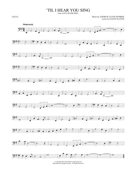 Til I Hear You Sing From Love Never Dies Sheet Music