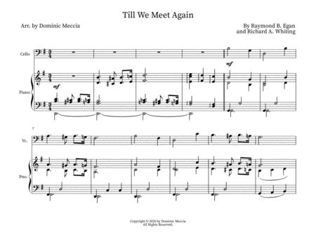 Free Sheet Music Till We Meet Again Cello And Piano