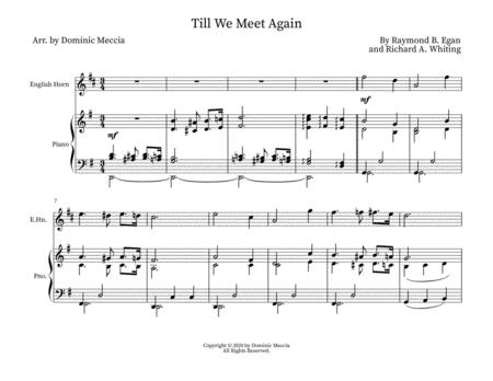 Till We Meet Again English Horn And Piano Sheet Music