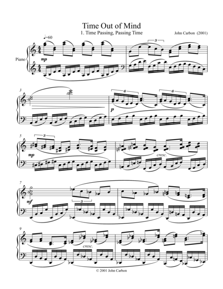 Time Out Of Mind Sheet Music