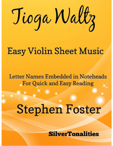 Free Sheet Music Tioga Waltz Easy Violin Sheet Music