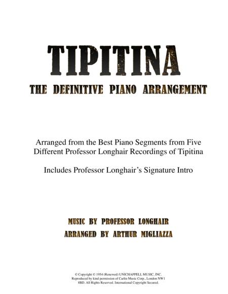 Free Sheet Music Tipitina The Definitive Piano Arrangement
