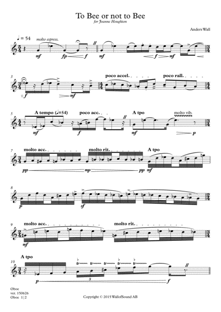 Free Sheet Music To Bee Or Not To Bee