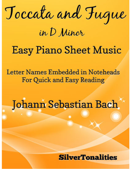 Toccata And Fugue In D Minor Easy Piano Sheet Music Sheet Music