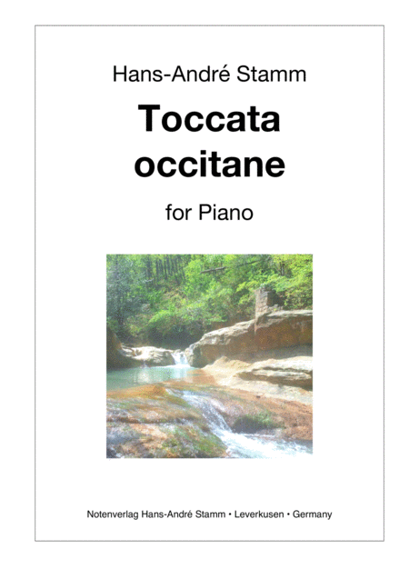Toccata Occitane For Piano Sheet Music