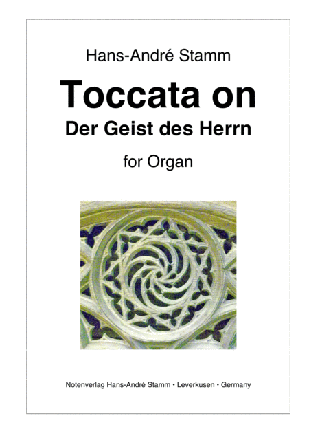 Toccata On Der Geist Des Herrn For Organ Sheet Music