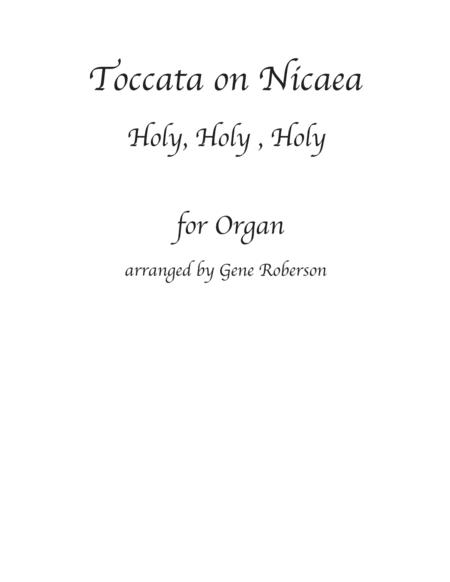Free Sheet Music Toccata On Nicaea For Organ