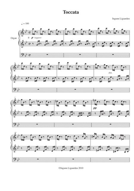 Toccata Organ Solo Sheet Music