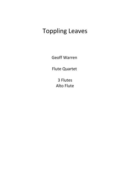 Toppling Leaves Sheet Music