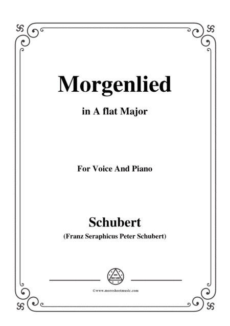 Free Sheet Music Tosti A Sera In A Flat Major For Voice And Piano