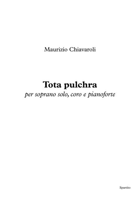 Free Sheet Music Tota Pulchra