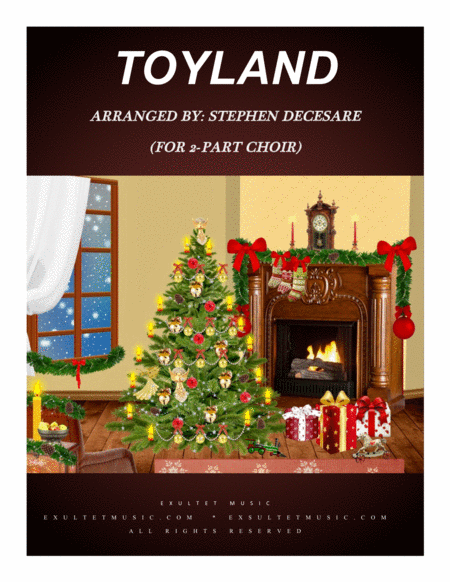 Free Sheet Music Toyland For 2 Part Choir