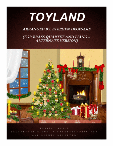 Toyland For Brass Quartet And Piano Alternate Version Sheet Music