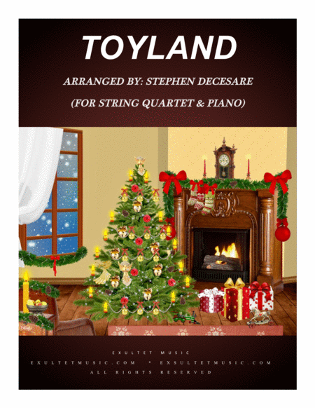 Toyland For String Quartet And Piano Sheet Music