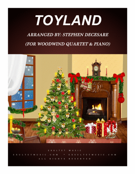 Toyland For Woodwind Quartet And Piano Sheet Music