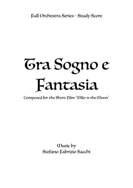 Free Sheet Music Tra Sogno E Fantasia