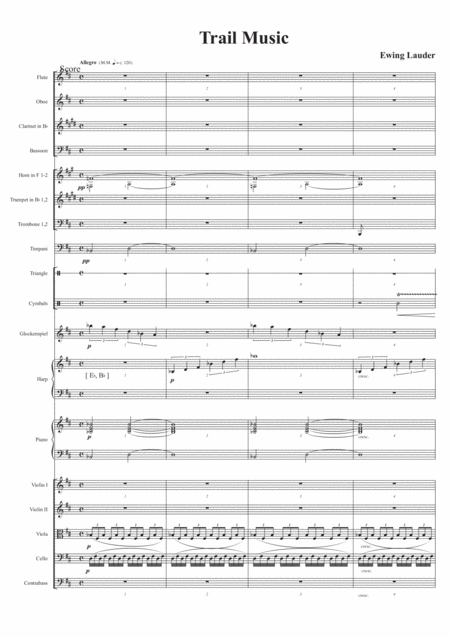 Trail Music Sheet Music