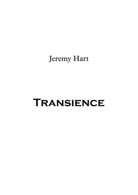 Transience Sheet Music