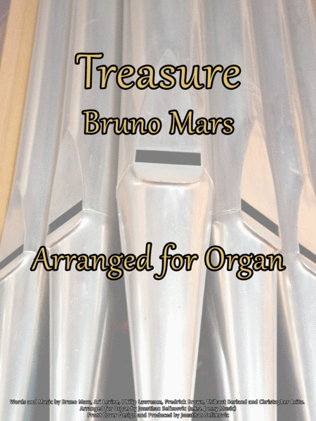 Free Sheet Music Treasure Bruno Mars Arranged For Organ