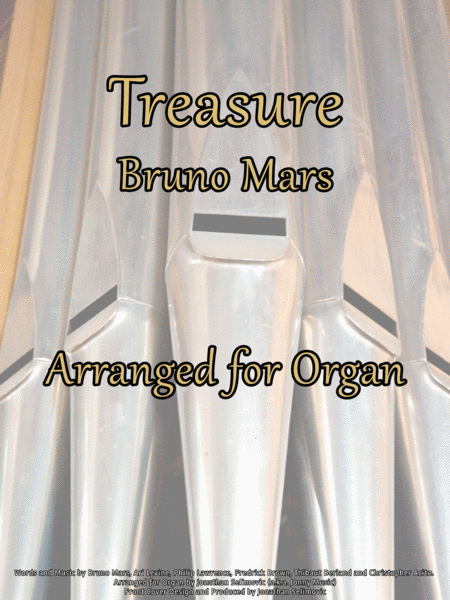 Treasure Bruno Mars Arranged For Organ Sheet Music