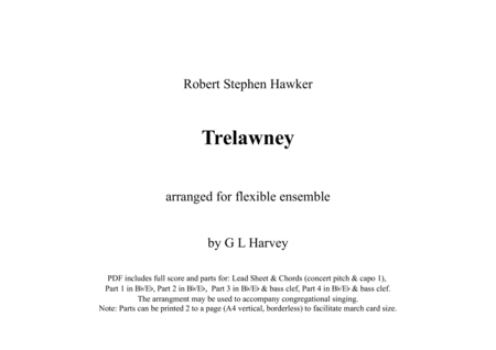 Trelawney Flexible Ensemble Sheet Music