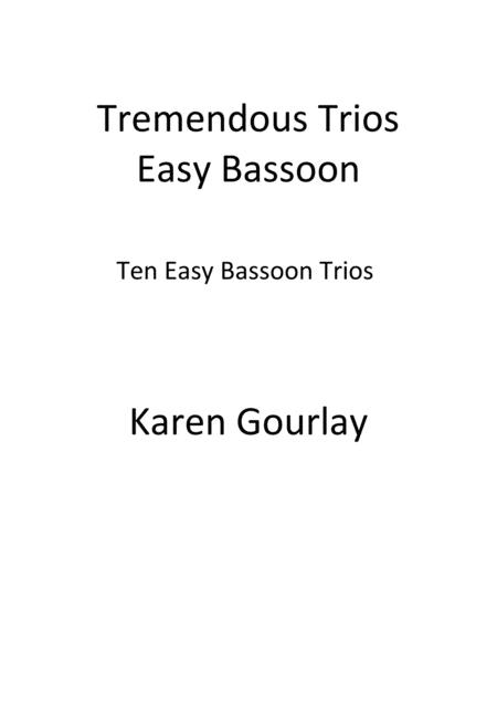 Free Sheet Music Tremendous Trios Easy