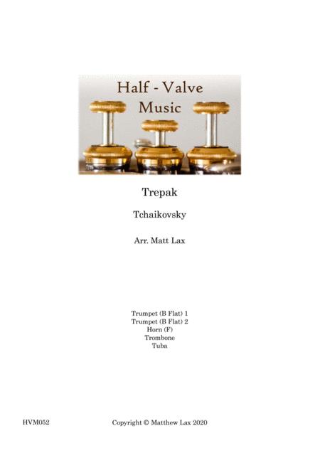 Trepak From The Nutcracker Brass Quintet Sheet Music