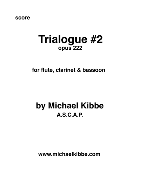 Free Sheet Music Trialogue 2