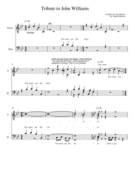 Tribute To John Williams Sheet Music