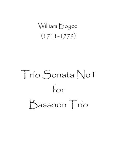 Free Sheet Music Trio Sonata No 1