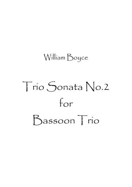 Trio Sonata No 2 Sheet Music