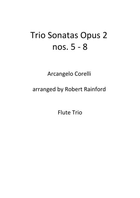 Free Sheet Music Trio Sonatas Op 2 Nos 5 8