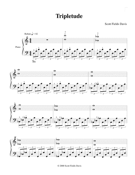 Tripletude Sheet Music