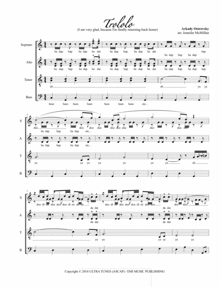 Trololo Sheet Music