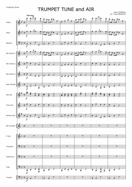 Free Sheet Music Trumpet Tune And Air