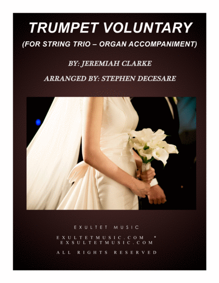 Free Sheet Music Trumpet Voluntary For String Trio Organ Accompaniment