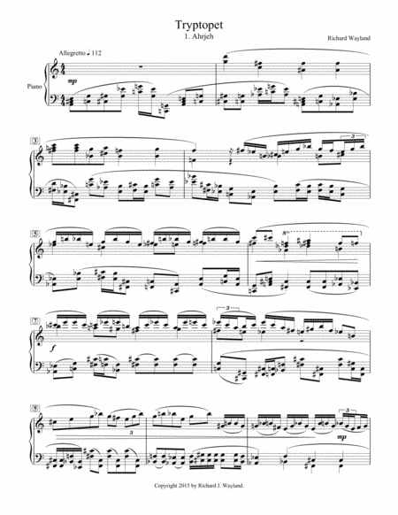 Tryptopet Sheet Music