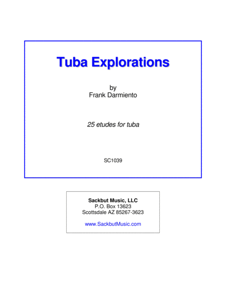 Free Sheet Music Tuba Explorations